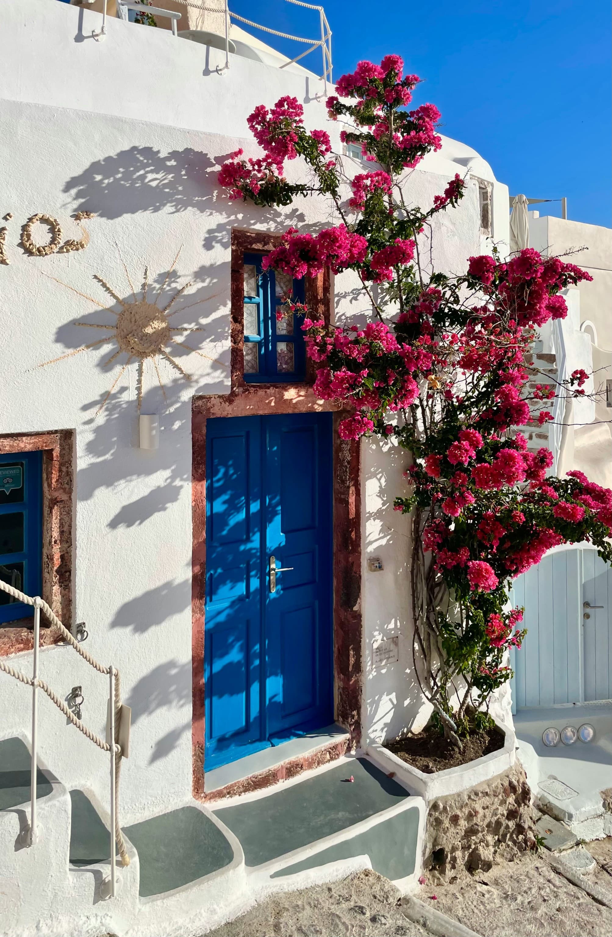 Enter through a private entrance
